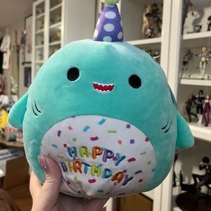 Sharon the Shark Birthday 8 Inch Squishmallow